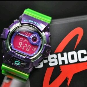 G-8900SC-6 CASIO G-SHOCK CRAZY COLORS PURPLE / GREEN Ltd Rare